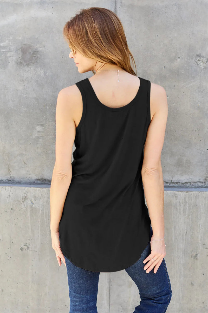 Basic Sleeveless Tank Top for Women – Soft Stretch Comfort