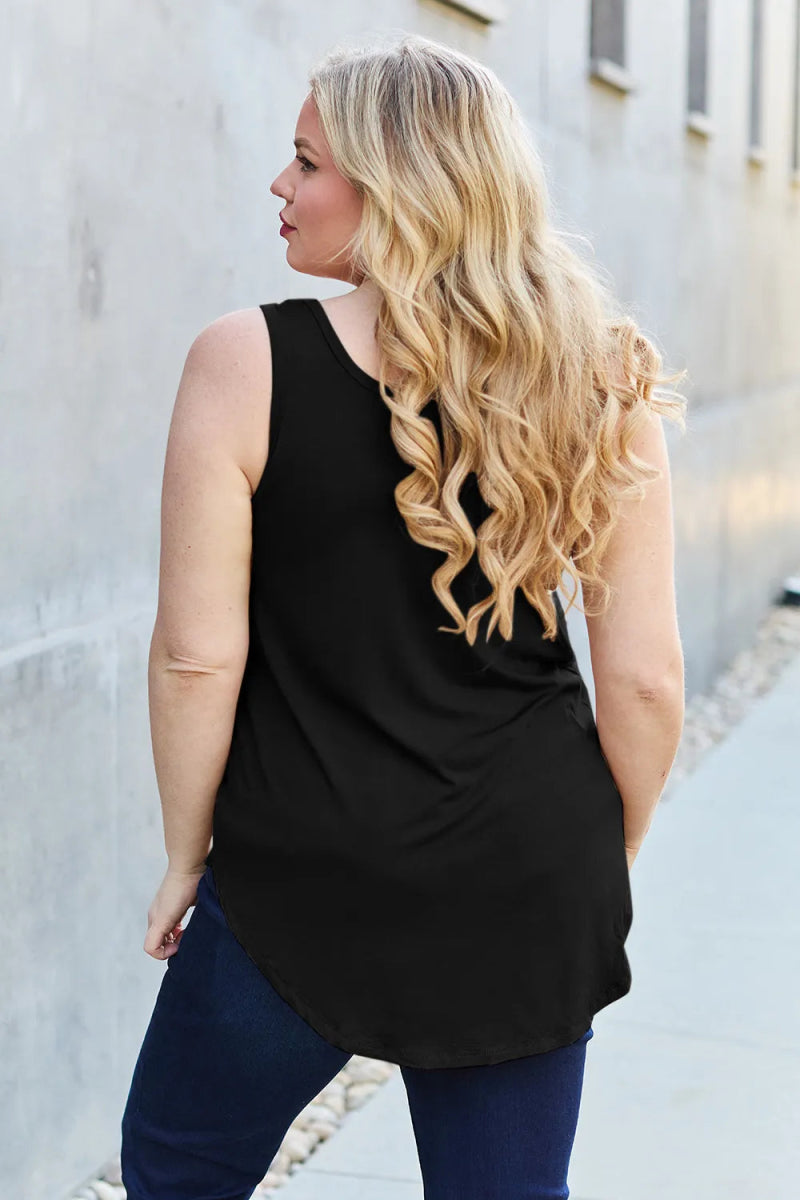Basic Sleeveless Tank Top for Women – Soft Stretch Comfort