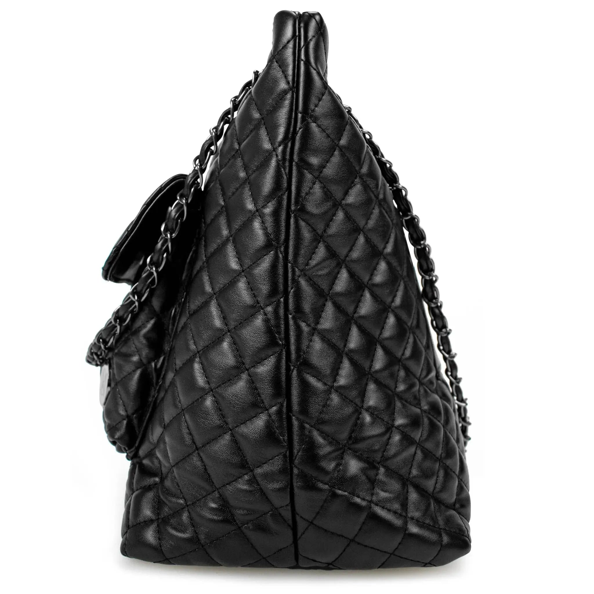 Diana Quilted Vegan Leather Weekender Duffel Bag