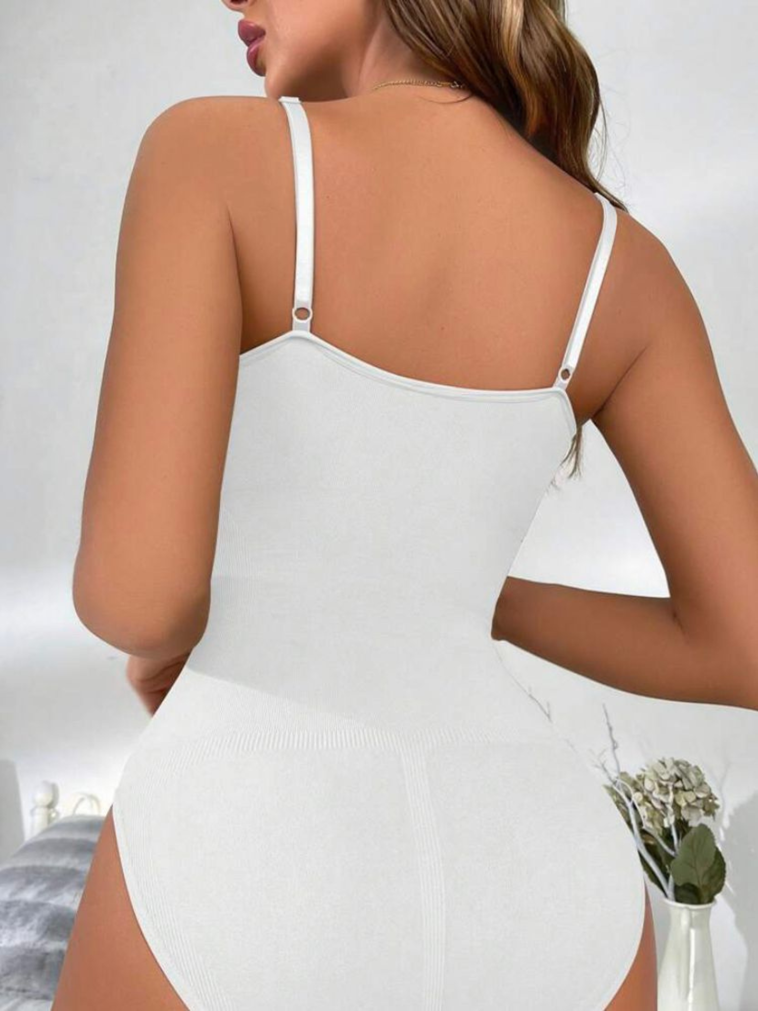 White Suit Shapewear Bodysuit - Limited Edition