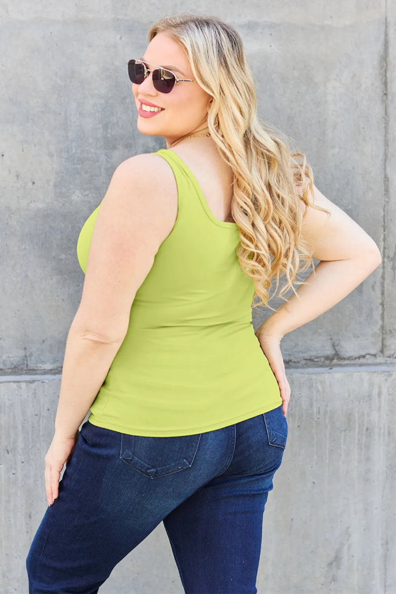 Sleeveless Fitted Work Top for Women – Layering Camisole Tank