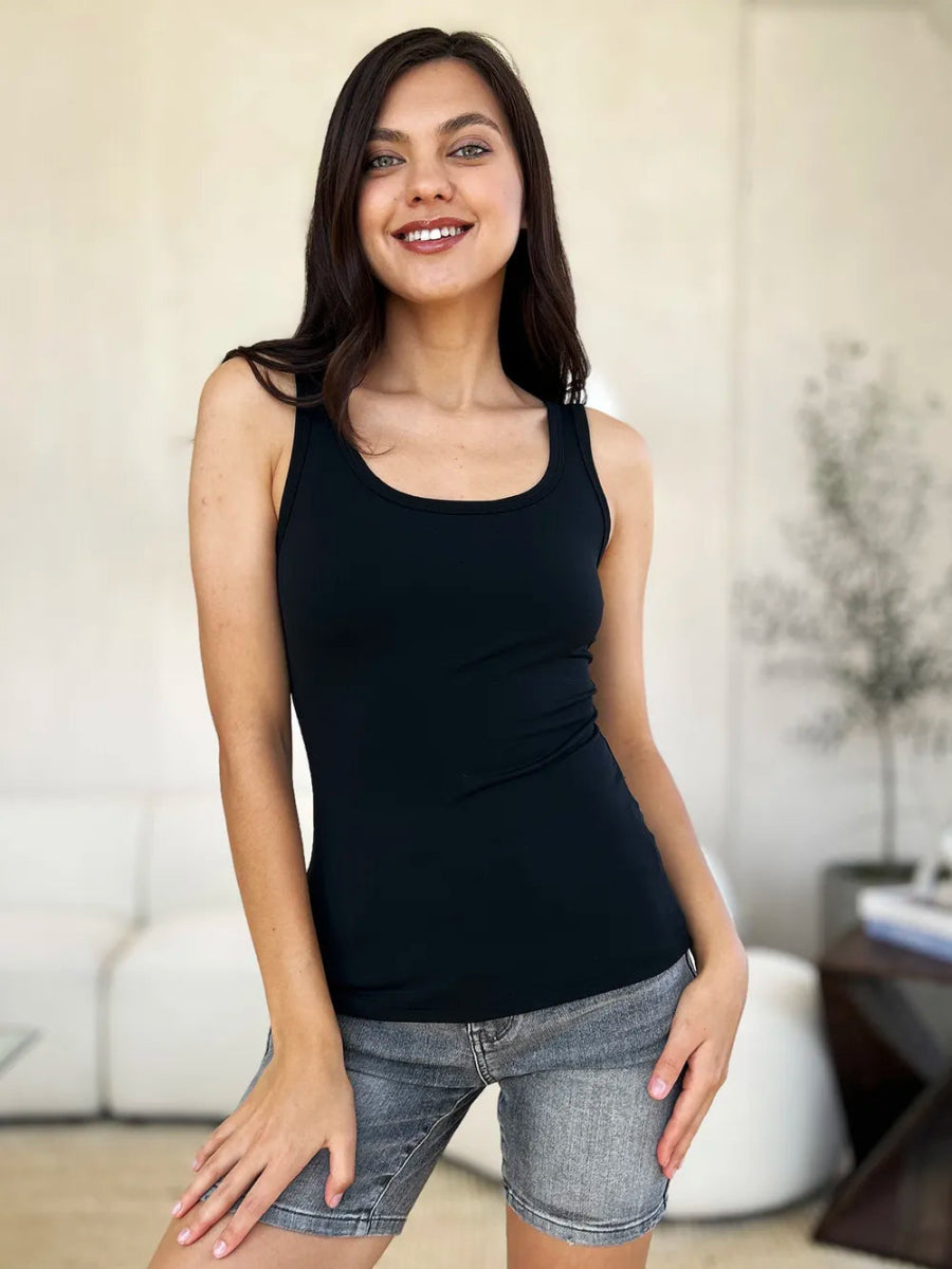 Sleeveless Fitted Work Top for Women – Layering Camisole Tank