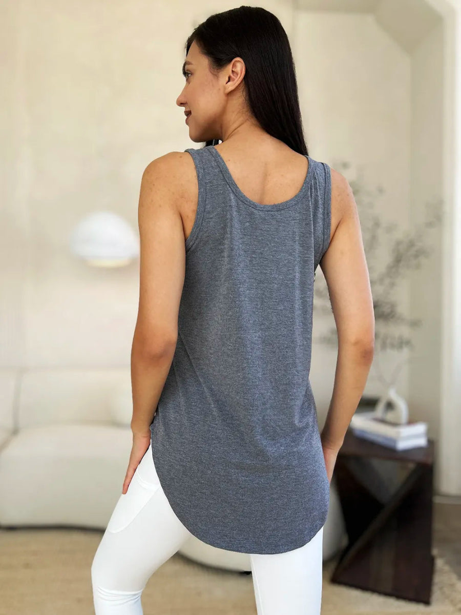 Basic Sleeveless Tank Top for Women – Soft Stretch Comfort