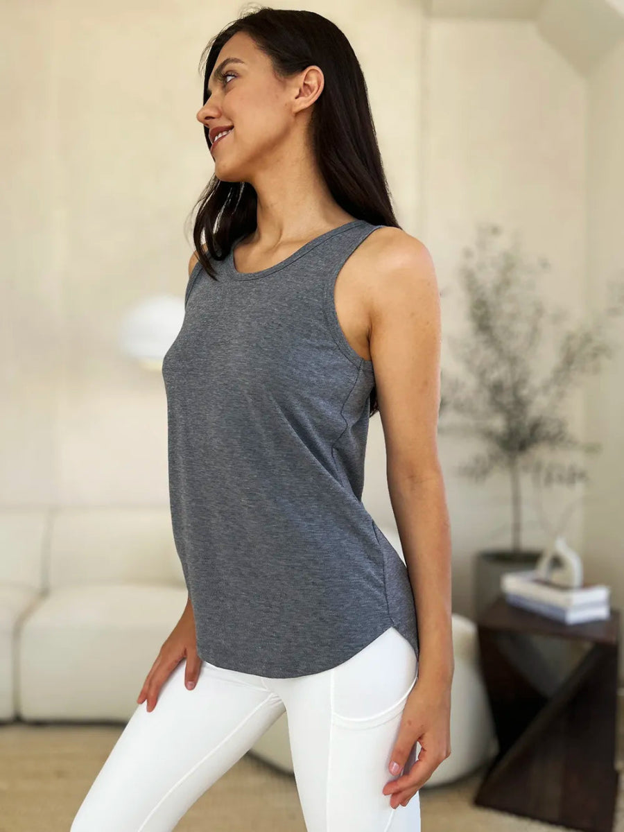 Basic Sleeveless Tank Top for Women – Soft Stretch Comfort