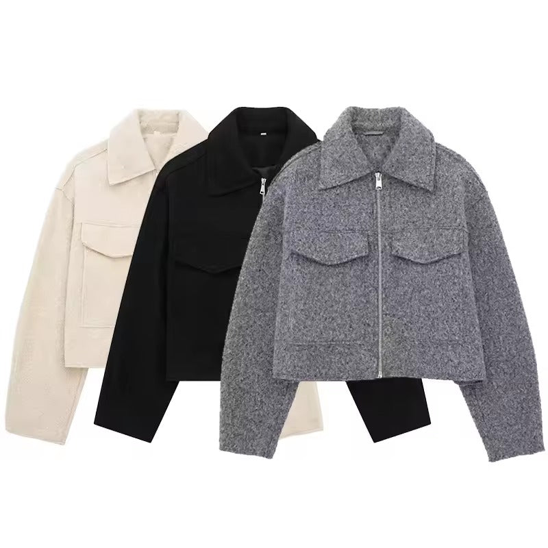 Women's Wool Tweed Coat