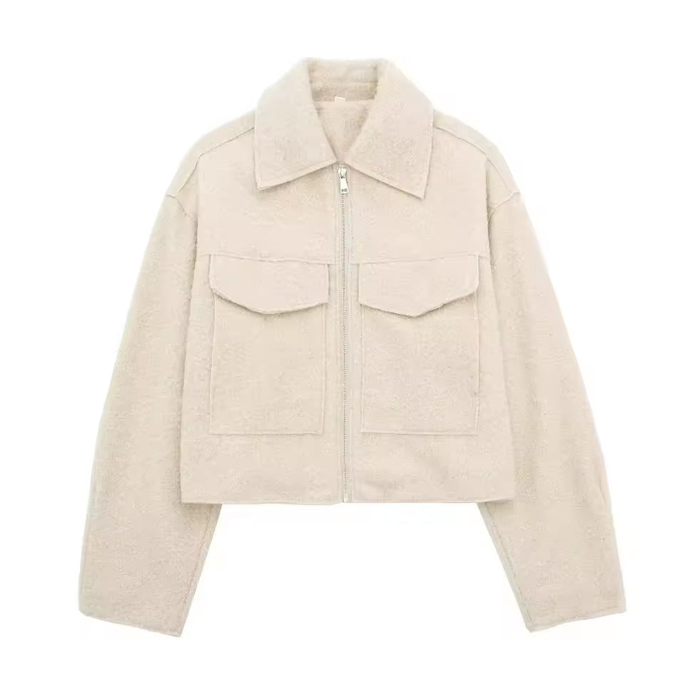 Women's Wool Tweed Coat