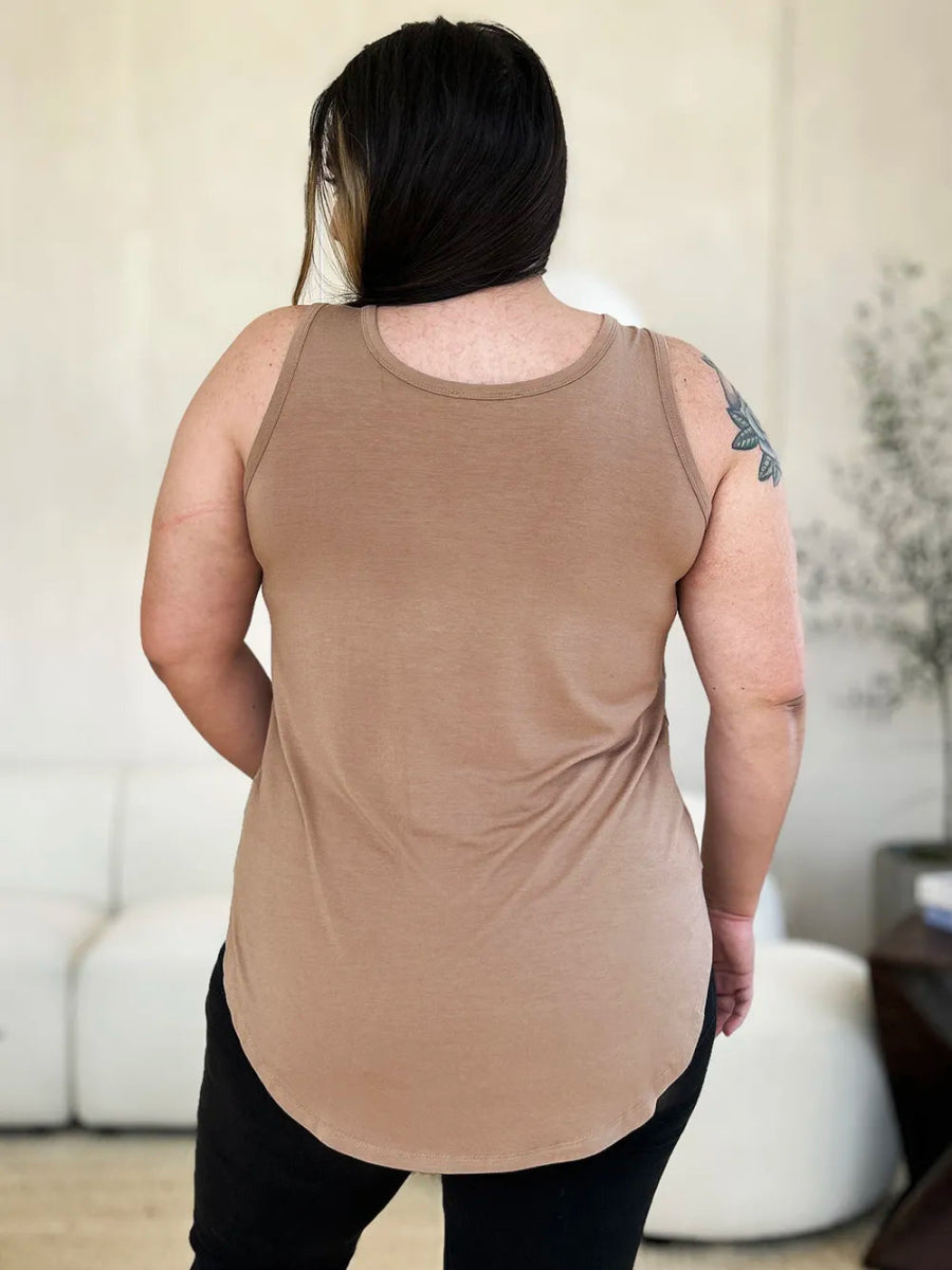 Basic Sleeveless Tank Top for Women – Soft Stretch Comfort