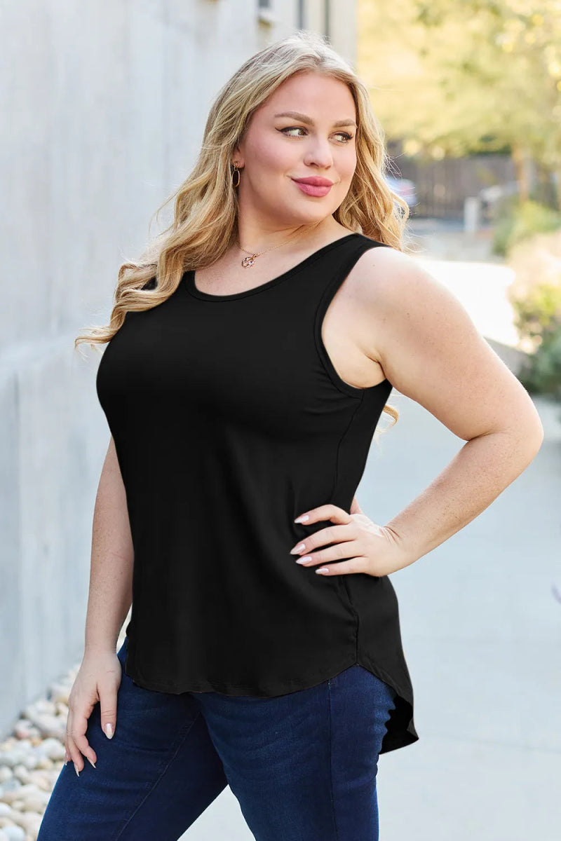 Basic Sleeveless Tank Top for Women – Soft Stretch Comfort