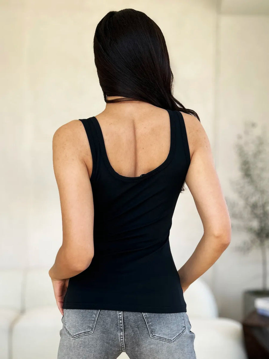 Sleeveless Fitted Work Top for Women – Layering Camisole Tank