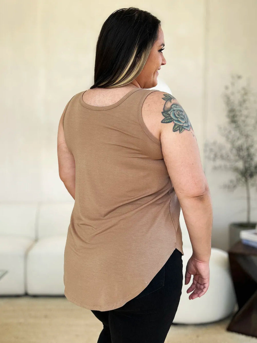 Basic Sleeveless Tank Top for Women – Soft Stretch Comfort