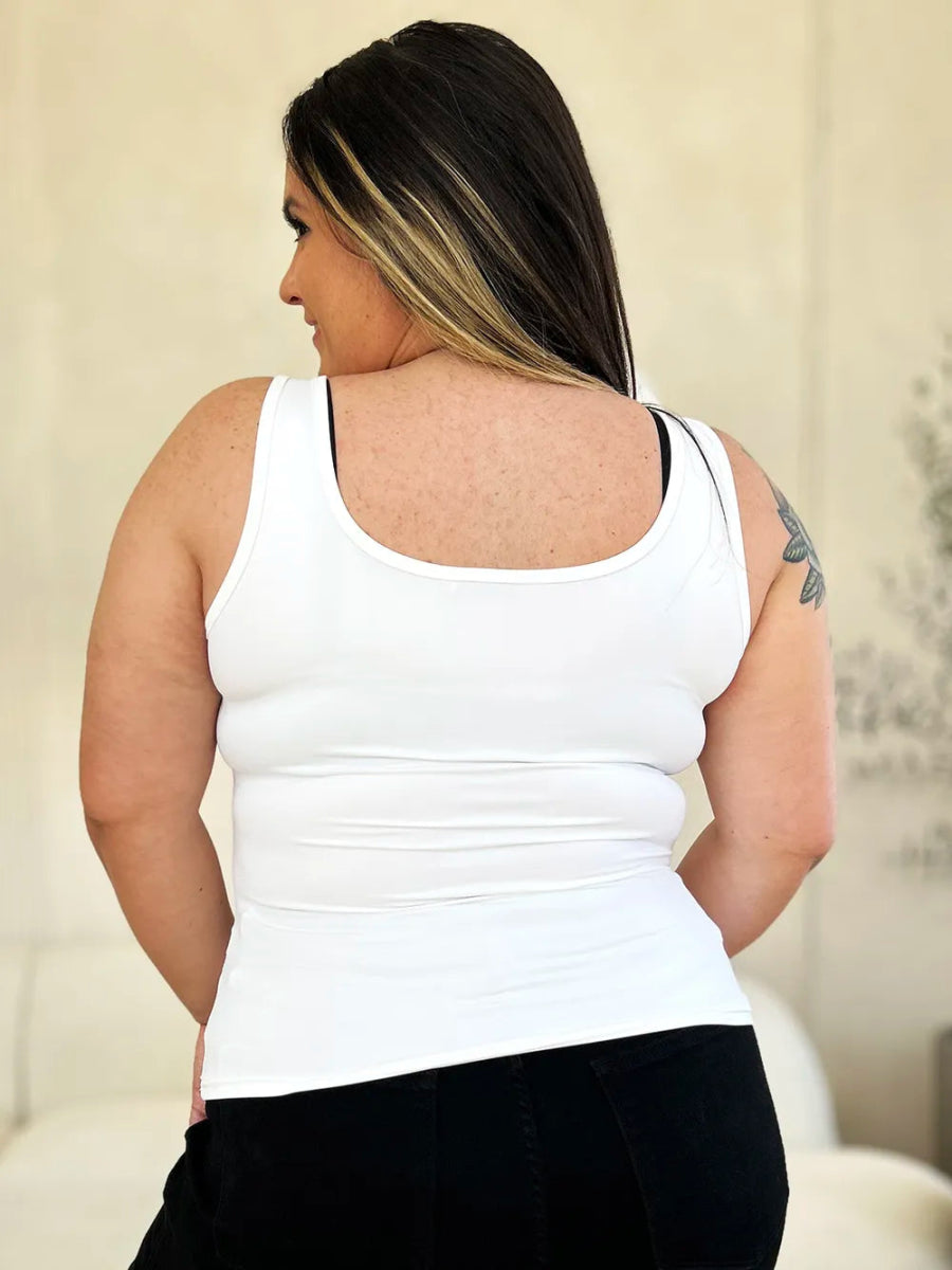 Sleeveless Fitted Work Top for Women – Layering Camisole Tank