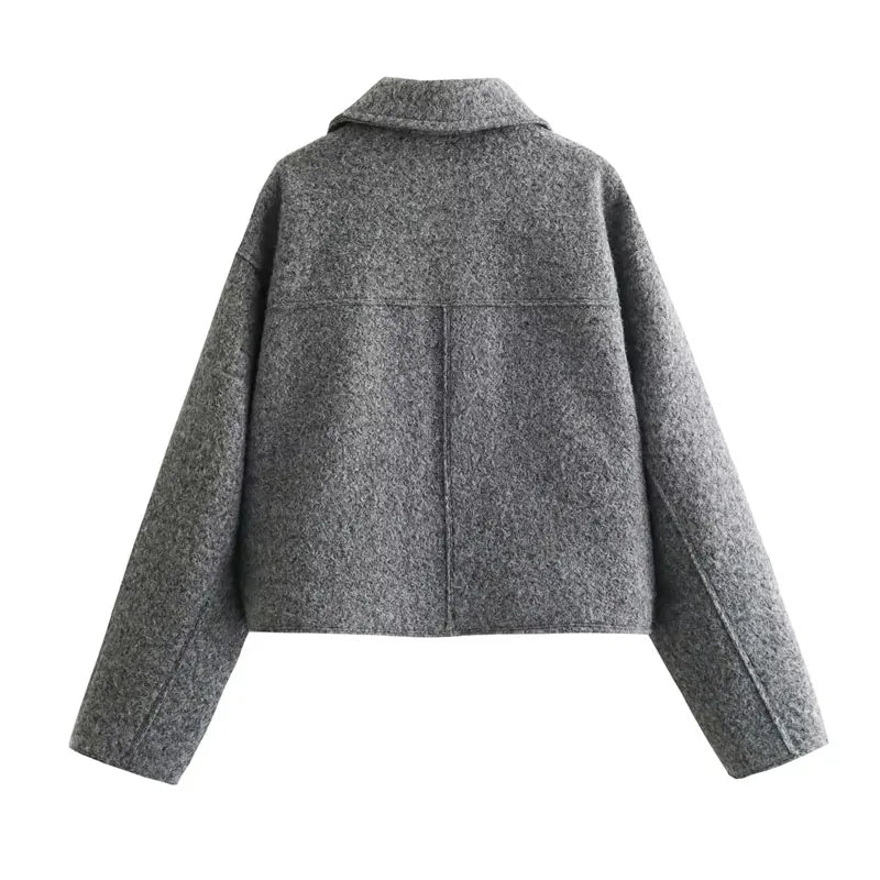 Women's Wool Tweed Coat