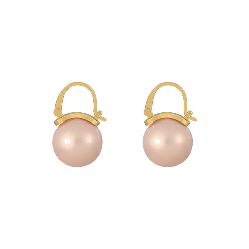 Women's Sophisticated Champagne Pearl Earring