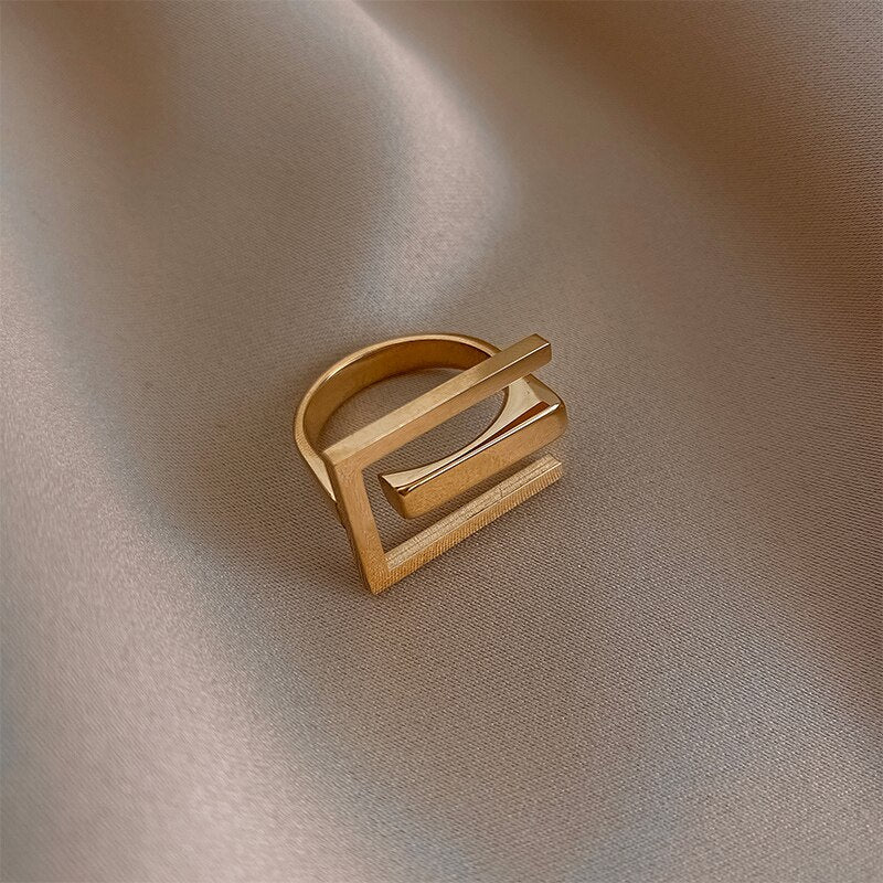 Women's Unique Geometric Style Ring