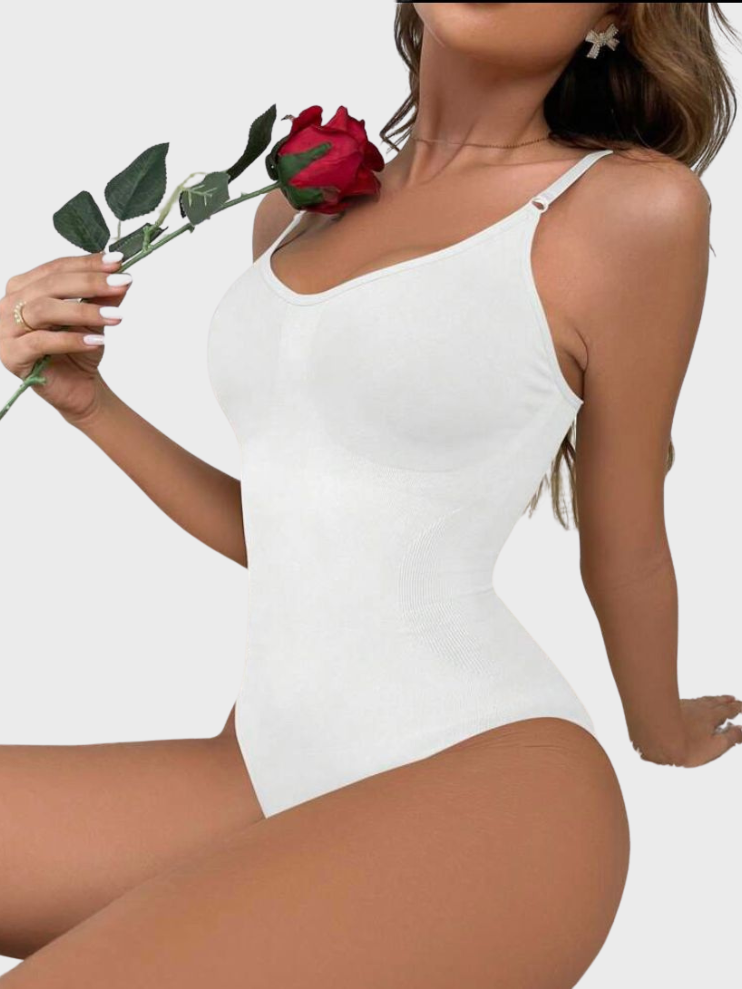 White Suit Shapewear Bodysuit - Limited Edition