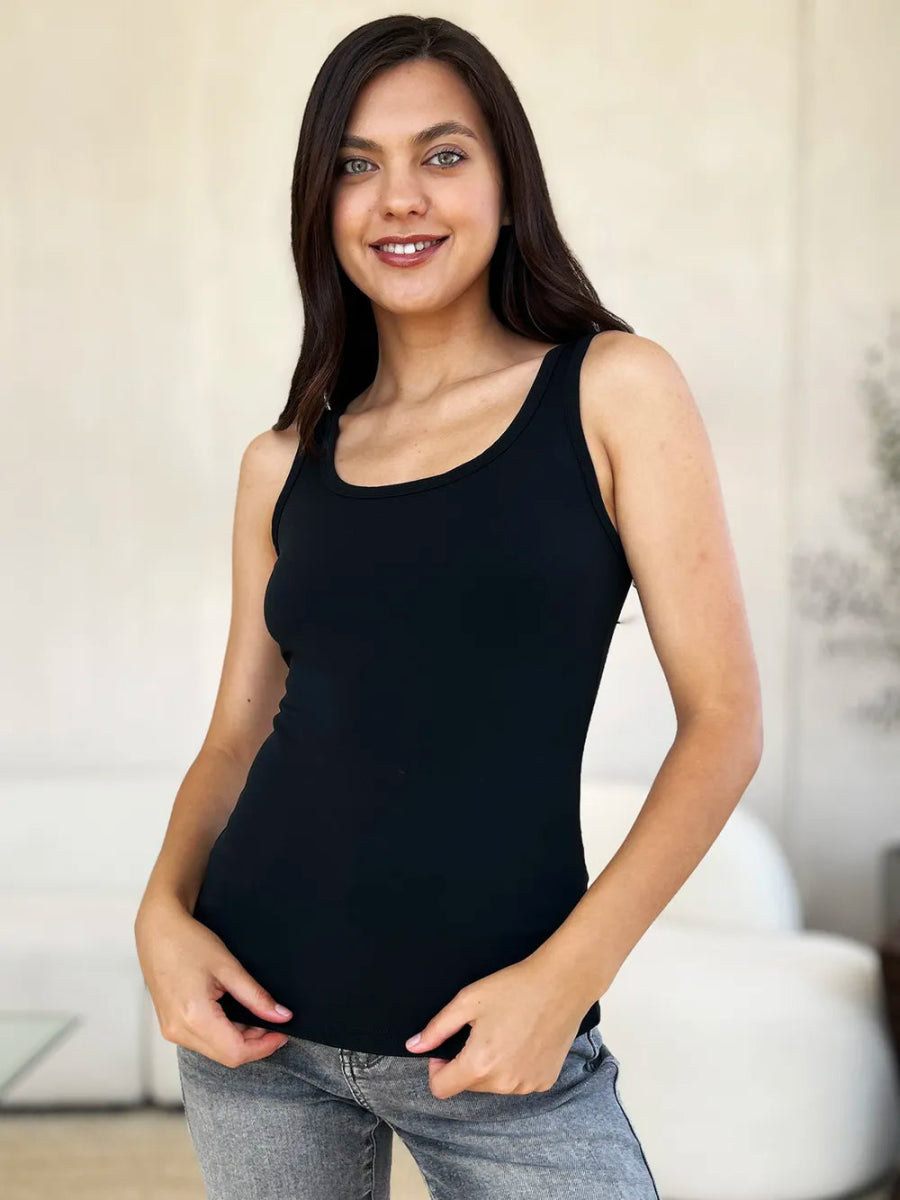 Sleeveless Fitted Work Top for Women – Layering Camisole Tank