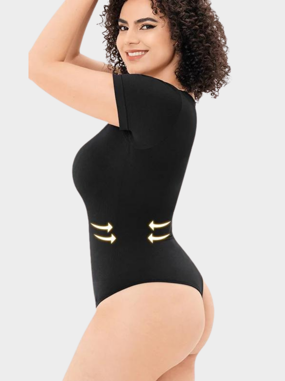 Body Modelador Suit Shape Slim Com Manga