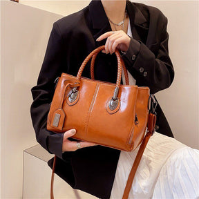 Bolsa Feminina de Couro Boston