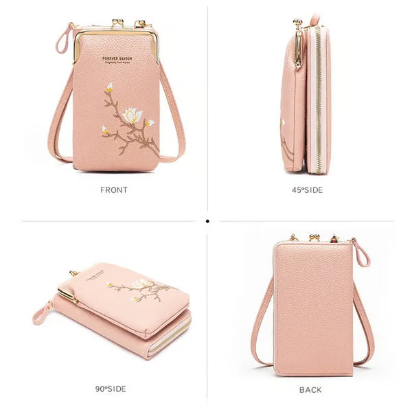 Women Sling Cross-Body Wallet