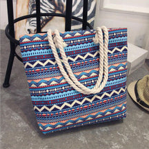 Bolsa Feminina de Nylon Estampa Verão