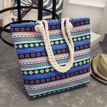 Bolsa Feminina de Nylon Estampa Verão