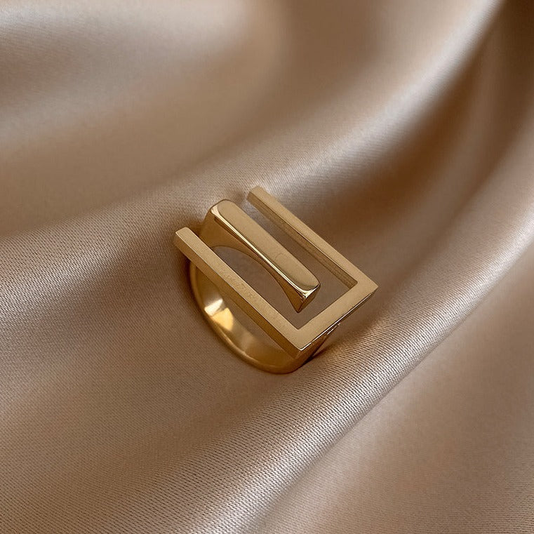 Women's Unique Geometric Style Ring